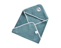 Becquet Capes De Bain Bébé Et Peignoirs Enfant Cape De Bain Bébé Rose 70x70 En Coton -Couvertures bébé et enfant Soldes cape de bain bebe bleu 70x70 en coton 4