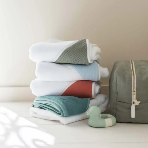 Cocoeko Capes De Bain Bébé Et Peignoirs Enfant Cape De Bain Bébé Bleu Glacier 4 Cocoeko Capes De Bain Bébé Et Peignoirs Enfant Cape De Bain Bébé Bleu Glacier – Image 2