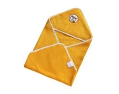 Becquet Capes De Bain Bébé Et Peignoirs Enfant Cape De Bain Bébé Rose 70x70 En Coton -Couvertures bébé et enfant Soldes cape de bain bebe jaune 70x70 en coton 2