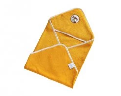 Becquet Capes De Bain Bébé Et Peignoirs Enfant Cape De Bain Bébé Jaune 70x70 En Coton