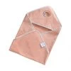 Becquet Capes De Bain Bébé Et Peignoirs Enfant Cape De Bain Bébé Rose 70x70 En Coton