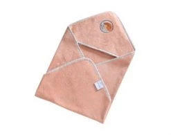 Becquet Capes De Bain Bébé Et Peignoirs Enfant Cape De Bain Bébé Rose 70x70 En Coton -Couvertures bébé et enfant Soldes cape de bain bebe rose 70x70 en coton 4