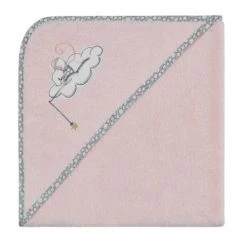 Sensei Maison Capes De Bain Bébé Et Peignoirs Enfant Cape De Bain Bébé Rose 75x75 Cm