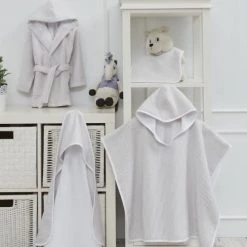 Sensei Maison Capes De Bain Bébé Et Peignoirs Enfant Cape De Bain Bébé Une Face éponge Mastic -Couvertures bébé et enfant Soldes cape de bain bebe une face eponge mastic 3