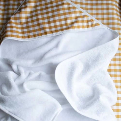 Cocoeko Capes De Bain Bébé Et Peignoirs Enfant Cape De Bain Bébé Vichy Safran 4 Cocoeko Capes De Bain Bébé Et Peignoirs Enfant Cape De Bain Bébé Vichy Safran – Image 2