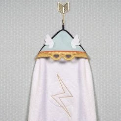 Little Crevette Capes De Bain Bébé Et Peignoirs Enfant Cape De Bain Blanche Coton Bio 75x75 Cm -Couvertures bébé et enfant Soldes cape de bain blanche coton bio 75x75 cm 13