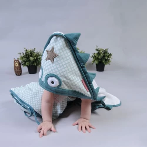 Little Crevette Capes De Bain Bébé Et Peignoirs Enfant Cape De Bain Blanche Coton Bio 75x75 Cm 5 Little Crevette Capes De Bain Bébé Et Peignoirs Enfant Cape De Bain Blanche Coton Bio 75x75 Cm – Image 3