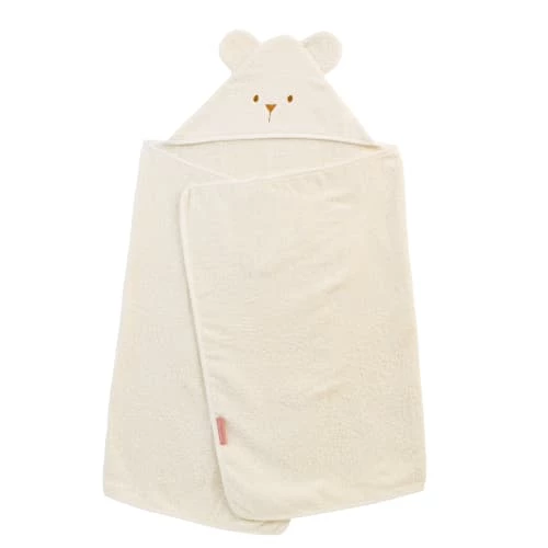 Little Crevette Capes De Bain Bébé Et Peignoirs Enfant Cape De Bain Coton Bio écru 70x140 Cm 4 Little Crevette Capes De Bain Bébé Et Peignoirs Enfant Cape De Bain Coton Bio écru 70x140 Cm – Image 2