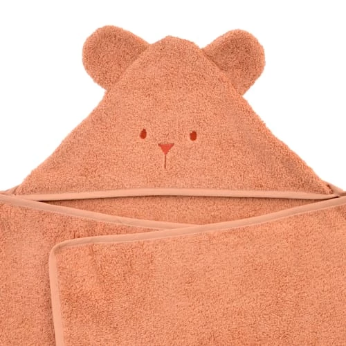 Little Crevette Capes De Bain Bébé Et Peignoirs Enfant Cape De Bain Coton Bio Terracotta 70x140 Cm 5 Little Crevette Capes De Bain Bébé Et Peignoirs Enfant Cape De Bain Coton Bio Terracotta 70x140 Cm – Image 3