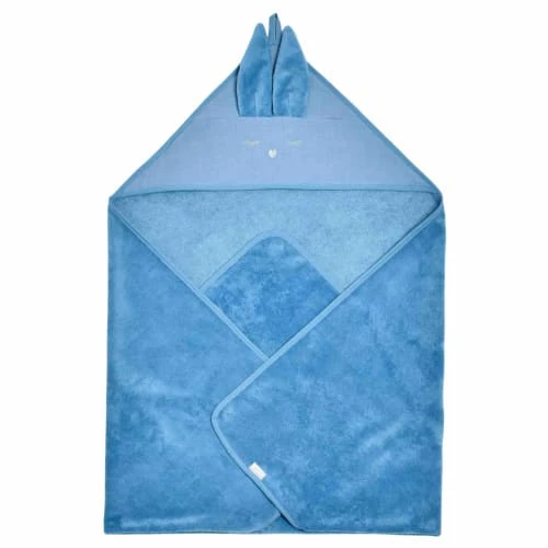Sevira Kids Capes De Bain Bébé Et Peignoirs Enfant Cape De Bain En Bambou Et Gaze De Coton - Lapin 4 Sevira Kids Capes De Bain Bébé Et Peignoirs Enfant Cape De Bain En Bambou Et Gaze De Coton - Lapin – Image 2