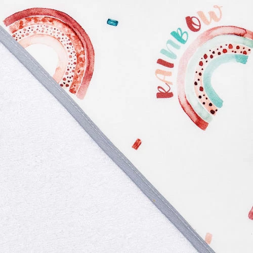 Sevira Kids Capes De Bain Bébé Et Peignoirs Enfant Cape De Bain En Bambou - RAINBOW 4 Sevira Kids Capes De Bain Bébé Et Peignoirs Enfant Cape De Bain En Bambou - RAINBOW – Image 2