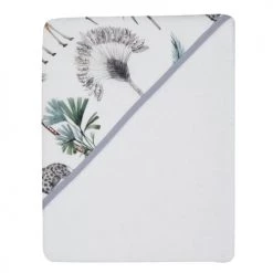 Sevira Kids Capes De Bain Bébé Et Peignoirs Enfant Cape De Bain En Coton Et Fibres De Bambou, Safari