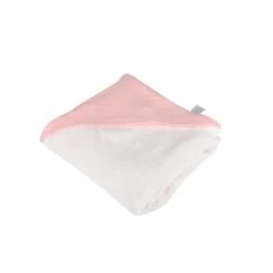 Home Maison Capes De Bain Bébé Et Peignoirs Enfant Cape De Bain En Gaze De Coton Et éponge Coton Rose 75 X 75