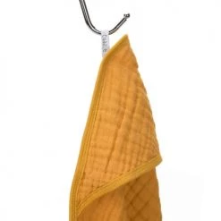 Lassig Capes De Bain Bébé Et Peignoirs Enfant Cape De Bain En Mousseline 90 X 90 Cm Moutarde -Couvertures bébé et enfant Soldes cape de bain en mousseline 90 x 90 cm moutarde 2