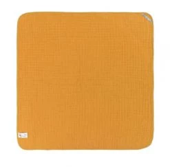 Lassig Capes De Bain Bébé Et Peignoirs Enfant Cape De Bain En Mousseline 90 X 90 Cm Moutarde