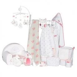 Sauthon Capes De Bain Bébé Et Peignoirs Enfant Cape De Bain Et Gant 75x75cm En Coton Blanc -Couvertures bébé et enfant Soldes cape de bain et gant 75x75cm en coton blanc 2