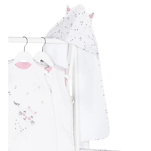 BabyPrice Capes De Bain Bébé Et Peignoirs Enfant Cape De Bain Et Gant En Coton Blanc 5 BabyPrice Capes De Bain Bébé Et Peignoirs Enfant Cape De Bain Et Gant En Coton Blanc – Image 3