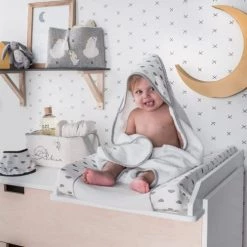 Noukie's Capes De Bain Bébé Et Peignoirs Enfant Cape De Bain Et Gant Timeless (75 X 75 Cm) -Couvertures bébé et enfant Soldes cape de bain et gant timeless 75 x 75 cm 3