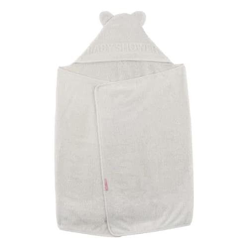 Little Crevette Capes De Bain Bébé Et Peignoirs Enfant Cape De Bain Gris Clair Coton Bio 60x120 Cm 4 Little Crevette Capes De Bain Bébé Et Peignoirs Enfant Cape De Bain Gris Clair Coton Bio 60x120 Cm – Image 2