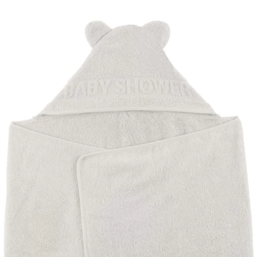 Little Crevette Capes De Bain Bébé Et Peignoirs Enfant Cape De Bain Gris Clair Coton Bio 60x120 Cm 5 Little Crevette Capes De Bain Bébé Et Peignoirs Enfant Cape De Bain Gris Clair Coton Bio 60x120 Cm – Image 3