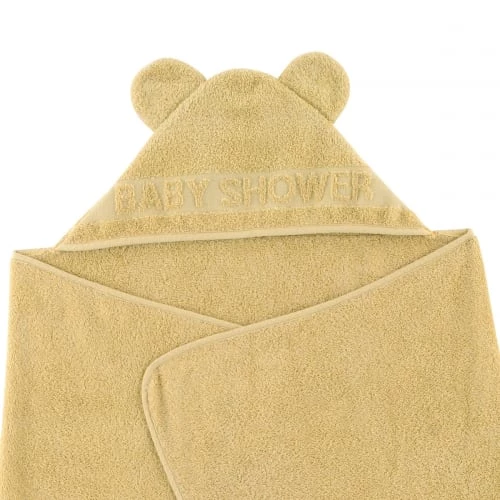 Little Crevette Capes De Bain Bébé Et Peignoirs Enfant Cape De Bain Jaune Moutarde Coton Bio 60x120 Cm 5 Little Crevette Capes De Bain Bébé Et Peignoirs Enfant Cape De Bain Jaune Moutarde Coton Bio 60x120 Cm – Image 3