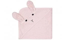 Kindsgut Capes De Bain Bébé Et Peignoirs Enfant Cape De Bain Lapin En Coton Rose