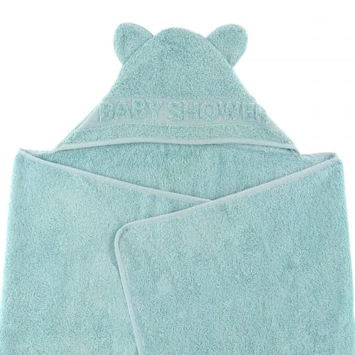 Little Crevette Capes De Bain Bébé Et Peignoirs Enfant Cape De Bain Vert Céladon Coton Bio 60x120 Cm 5 Little Crevette Capes De Bain Bébé Et Peignoirs Enfant Cape De Bain Vert Céladon Coton Bio 60x120 Cm – Image 3