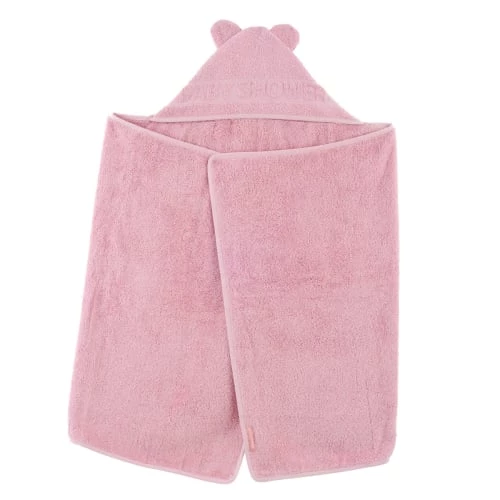 Little Crevette Capes De Bain Bébé Et Peignoirs Enfant Cape De Bain Vieux Rose Coton Bio 60x120 Cm 4 Little Crevette Capes De Bain Bébé Et Peignoirs Enfant Cape De Bain Vieux Rose Coton Bio 60x120 Cm – Image 2