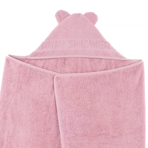 Little Crevette Capes De Bain Bébé Et Peignoirs Enfant Cape De Bain Vieux Rose Coton Bio 60x120 Cm 5 Little Crevette Capes De Bain Bébé Et Peignoirs Enfant Cape De Bain Vieux Rose Coton Bio 60x120 Cm – Image 3