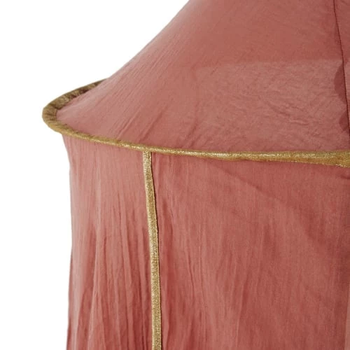 Maisons Du Monde Ciels De Lit Ciel De Lit Bébé Terracotta à Liseré Doré 4 Maisons Du Monde Ciels De Lit Ciel De Lit Bébé Terracotta à Liseré Doré – Image 2