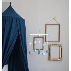 JaBaDaBaDo Ciels De Lit Ciel De Lit Bleu Pétrole 230 X 55 X 55 Cm -Couvertures bébé et enfant Soldes ciel de lit bleu petrole 230 x 55 x 55 cm 2