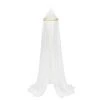 Home Maison Ciels De Lit Ciel De Lit Enfant Bordure Dorée Polyester Blanc 40x230 -Couvertures bébé et enfant Soldes ciel de lit enfant bordure doree polyester blanc 40x230 1