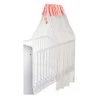 Home Maison Ciels De Lit Ciel De Lit Enfant Lapinou Corail/Blanc 150x270 -Couvertures bébé et enfant Soldes ciel de lit enfant lapinou corail blanc 150x270 1