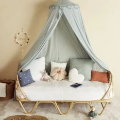 Maisons Du Monde Ciels De Lit Ciel De Lit Enfant Vert D'eau -Couvertures bébé et enfant Soldes ciel de lit enfant vert d eau 1000 13 14 225637 2