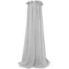 Jollein Ciels De Lit Ciel De Lit Gris (155 Cm) -Couvertures bébé et enfant Soldes ciel de lit gris 155 cm