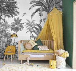 Maisons Du Monde Ciels De Lit Ciel De Lit Jaune Moutarde Suspensions étoiles Et Pompons -Couvertures bébé et enfant Soldes ciel de lit jaune moutarde suspensions etoiles et pompons 1000 11 5 206850 13