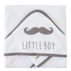 Home Maison Capes De Bain Bébé Et Peignoirs Enfant Coffret Bébé Sortie De Bain Brodée "little" Coton Rose -Couvertures bébé et enfant Soldes coffret bebe sortie de bain brodee little coton gris 4