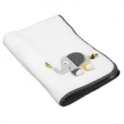 Sauthon Couvertures Bébé Et Enfant Couverture Bébé 75X100cm En Velours Blanc