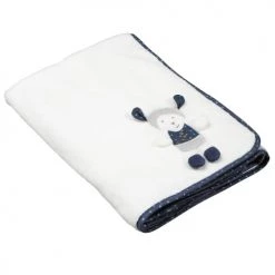 Sauthon Couvertures Bébé Et Enfant Couverture Bébé 75X100cm En Velours Blanc