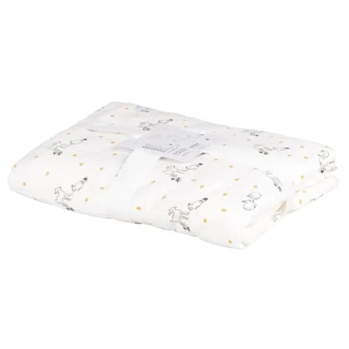 Maisons Du Monde Couvertures Bébé Et Enfant Couverture Bébé Blanche, Grise Et Jaune Moutarde Motifs Animaux 75x100 5 Maisons Du Monde Couvertures Bébé Et Enfant Couverture Bébé Blanche, Grise Et Jaune Moutarde Motifs Animaux 75x100 – Image 3