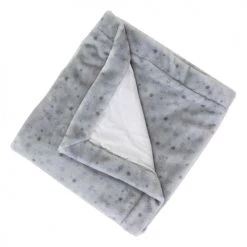Home Maison Couvertures Bébé Et Enfant Couverture Bébé Double Face étoiles Coton Gris 75x100