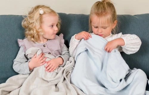 Kindsgut Couvertures Bébé Et Enfant Couverture Bébé En Coton Bleu 6 Kindsgut Couvertures Bébé Et Enfant Couverture Bébé En Coton Bleu – Image 4