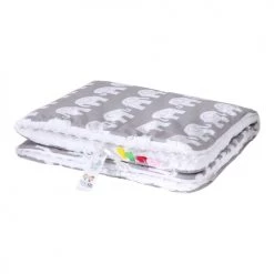 Sevira Kids Couvertures Bébé Et Enfant Couverture Bébé En Coton Et Minky 100 X 75 Cm