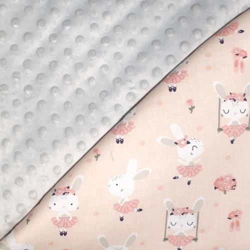 Sevira Kids Couvertures Bébé Et Enfant Couverture Bébé En Coton Et Minky 70 X 95 Cm 4 Sevira Kids Couvertures Bébé Et Enfant Couverture Bébé En Coton Et Minky 70 X 95 Cm – Image 2