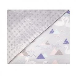 Sevira Kids Couvertures Bébé Et Enfant Couverture Bébé En Coton Et Minky 70 X 95 Cm