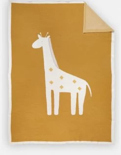 Noukie's Couvertures Bébé Et Enfant Couverture Bébé En Tricot TSO Ocre (100 X 140 Cm) -Couvertures bébé et enfant Soldes couverture bebe en tricot tso ocre 100 x 140 cm 4