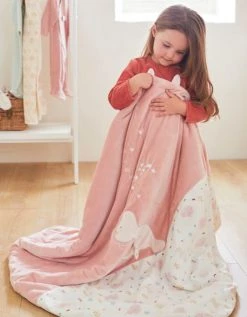 Noukie's Couvertures Bébé Et Enfant Couverture Bébé En Veloudoux Lina & Joy (100 X 140 Cm) -Couvertures bébé et enfant Soldes couverture bebe en veloudoux lina joy 100 x 140 cm 1