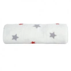 Kinousses Couvertures Bébé Et Enfant Couverture Bébé Fond Blanc étoiles Grises Polaire