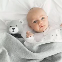 Kinousses Couvertures Bébé Et Enfant Couverture Bébé Gris Velours -Couvertures bébé et enfant Soldes couverture bebe gris velours 2