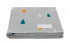 Kindsgut Couvertures Bébé Et Enfant Couverture Bébé Tricotée Ultra-douce 100% Coton Multicolore